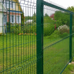 Гиттер 4 мм, RAL 6005, h=1,5, ворота и калитка Гиттер 4 мм, RAL 6005, h=1,5, ворота и калитка