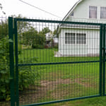 Гиттер 4 мм, RAL 6005, h=1,5, ворота и калитка Гиттер 4 мм, RAL 6005, h=1,5, ворота и калитка