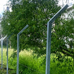 Гиттер 5 мм, RAL 7005, г-образный кронштейн Гиттер 5 мм, RAL 7005, г-образный кронштейн
